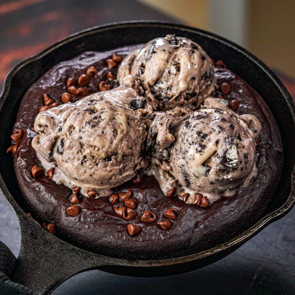 Triple Chocolate Brownie Protein Pizookie