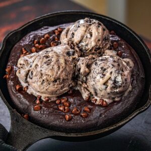 Triple Chocolate Brownie Protein Pizookie