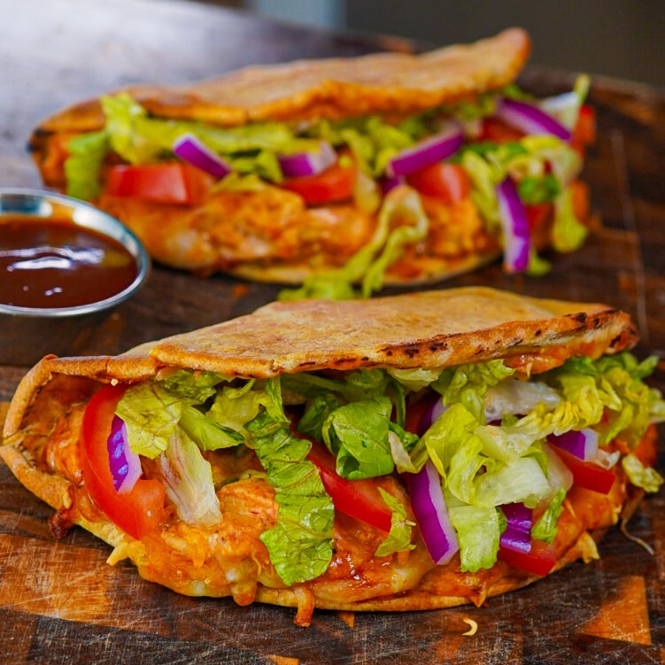 BBQ Chicken Chalupas