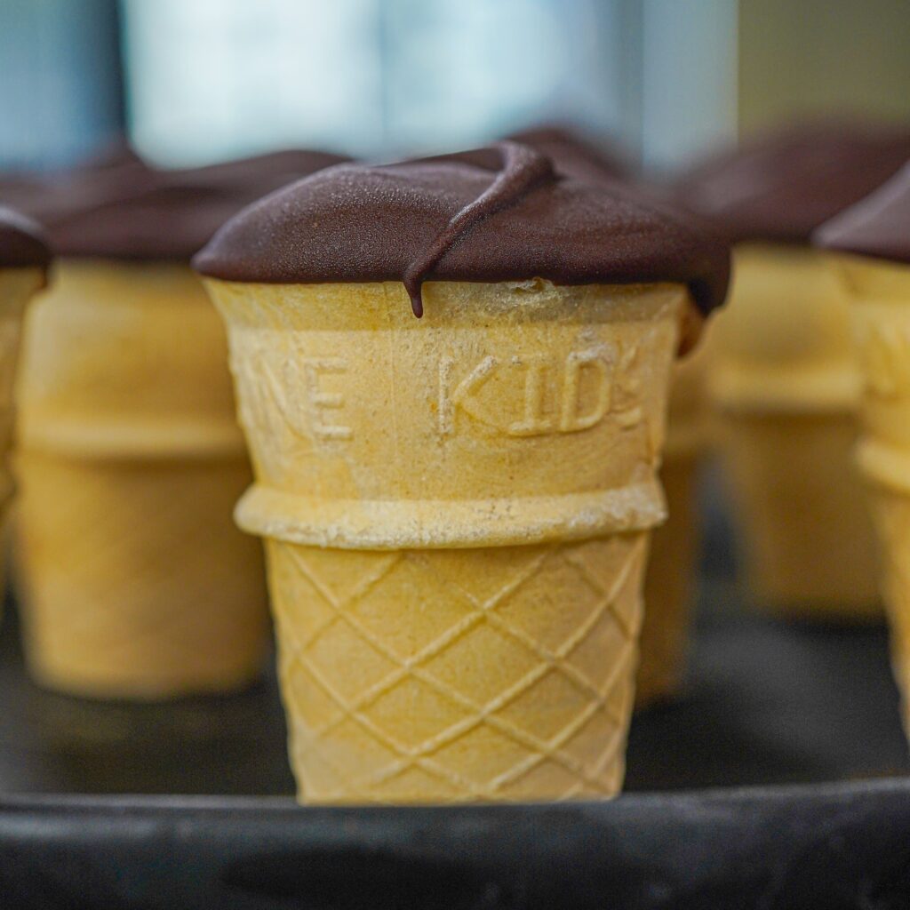 Protein Cookie Dough Snack Cones