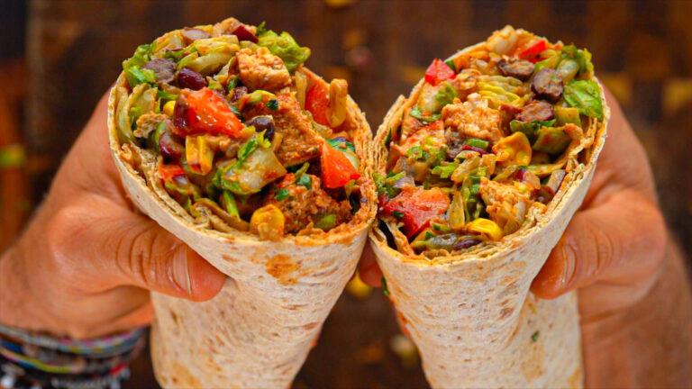 Chipotle Ranch Chicken Salad Wraps
