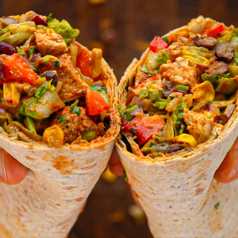 Chipotle Ranch Chicken Salad Wraps