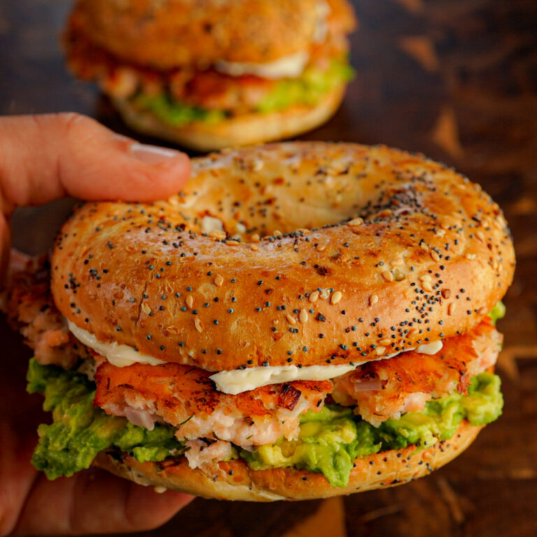 The Salmon Smash Burger